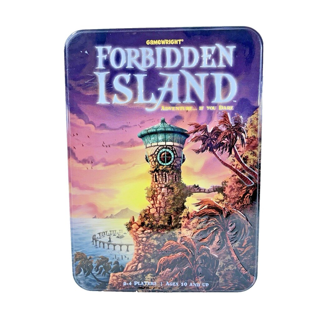 Forbidden Island Gamewright Cooperative Adventure Board Game Complete